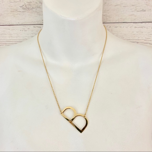 Rosie S Boutique Jewelry B Initial Necklace Oversized Large Gold Poshmark Rosie S Boutique Jewelry B Initial Necklace Oversized Large Gold Poshmark